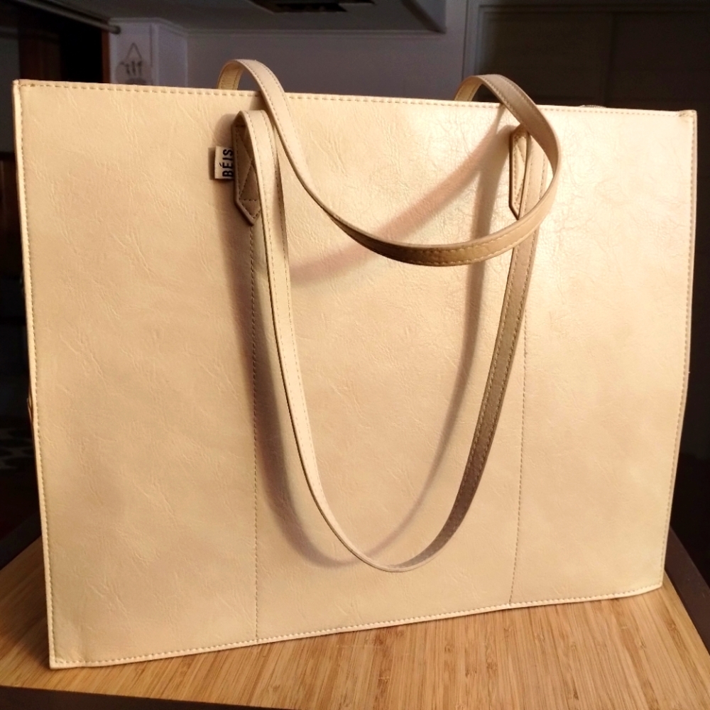BEIS LG Work Tote Beige